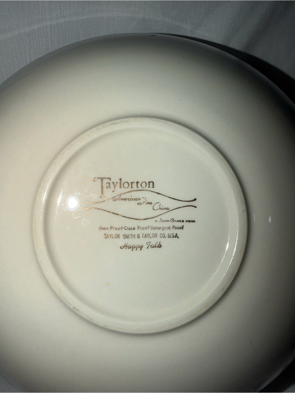 Taylorton American Fine China Happy Fall Serving Bowl - Picture 2 of 8